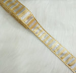 Gota Patti work gold and silver lace - LH A67