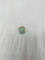 Zardosi and Embroidery handwork sky blue Button - LH B153