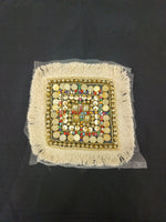 Boho handwork multi with golden patch - LH D16
