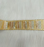 Gold silver and Rose gold gota Patti work lace - LH A65