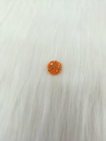 Zardosi and Embroidery handwork orange Button - LH B145