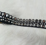 Mirror work black lace - LH A57Lace Hut Lace Hut
