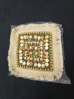 Boho handwork multi with golden patch - LH D16