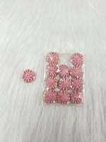 Zardosi and Embroidery handwork baby pink Button - LH B151