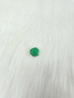Zardosi and Embroidery handwork green button - LH B150