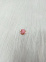 Zardosi and Embroidery handwork baby pink Button - LH B151