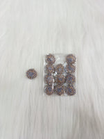 Zardosi and Embroidery handwork Grey Button - LH B162