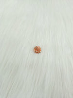 Embroidery and sequence handwork peach Button - LH B132