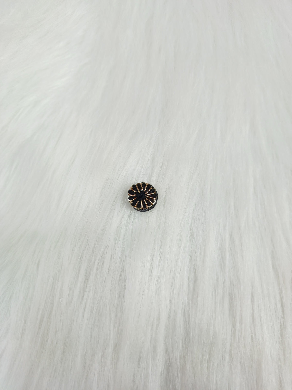 Zardosi and Embroidery handwork black Button - LH B149