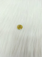Zardosi and Embroidery handwork lime green button - LH B142