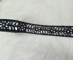 Mirrorwork black lace - LH A59Lace Hut Lace Hut