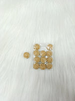 Zardosi and Embroidery handwork beige Button - LH B155