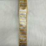 Gota Patti work gold and silver lace - LH A67