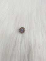 Zardosi and Embroidery handwork Grey Button - LH B162