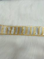 Gota Patti work gold and silver lace - LH A67