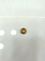 Zardosi and gotta handwork antique gold Button - LH B116Lace Hut Lace Hut